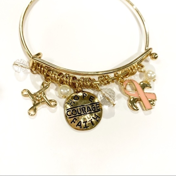 Breast Cancer Awareness Bracelet NWT - Picture 2 of 4